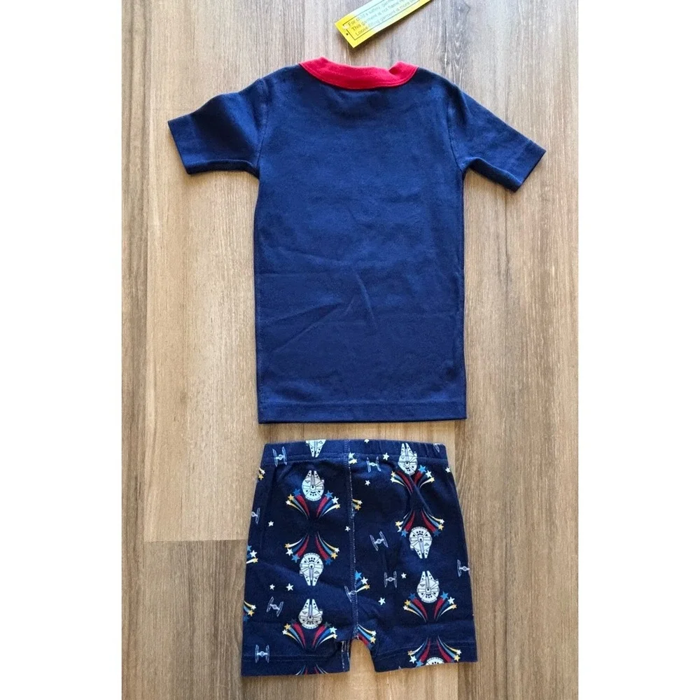 NEW Hanna Andersson Star Wars Pajamas size 4 MAY THE FORCE BE WITH YOU‎